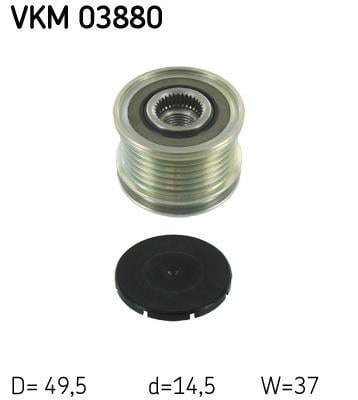 Rueda libre alternador SKF ref. VKM 03880
